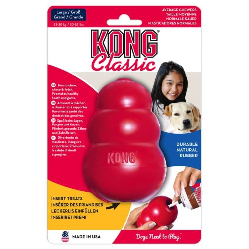 KONG CLASSIC VERMELHO BRINQUEDO RECHEÁVEL PARA CÃES