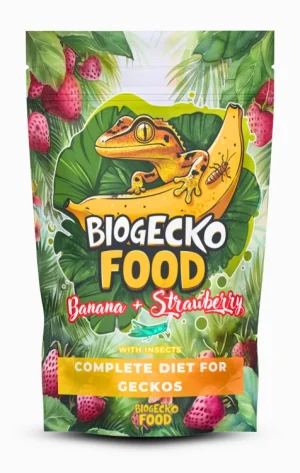 BioGecko Food Banana & Morango – 100g