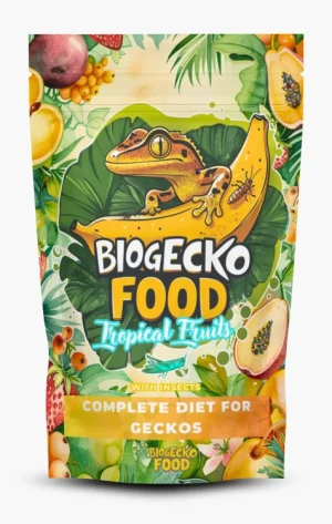 BioGecko Food Banana e Frutas Tropicais - 100g